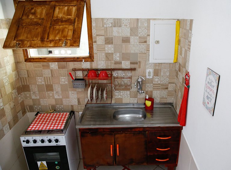 Cozy studio in Pedreira with air conditioning and Wi-Fi