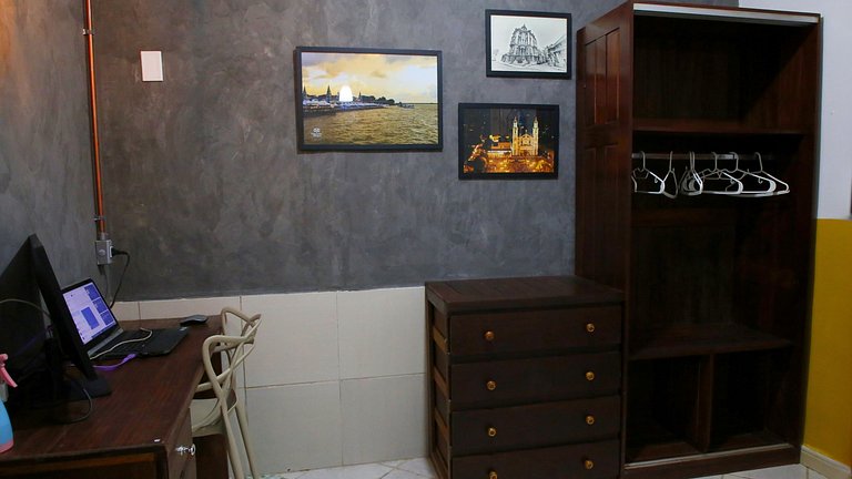 Cozy studio in Pedreira with air conditioning and Wi-Fi