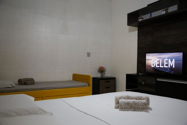 Espaço Aconchegante na Pedreira - Ar e WiFi 600MB