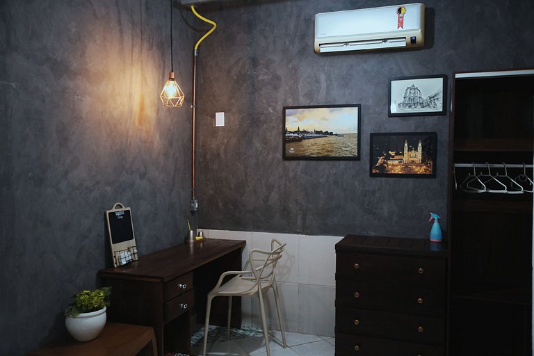 Cozy studio in Pedreira with air conditioning and Wi-Fi